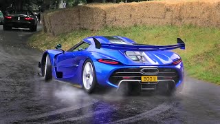 Supercar SHOW OFFS  Fails amp Wins in the Rain [upl. by Aselehc271]