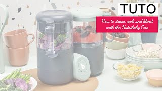 HOW TO STEAM COOK AND BLEND WITH THE NUTRIBABY ONE [upl. by Ayoj]