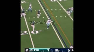 Jalen Hurts Shrugs Off a Blitzer and Throws a TD to Dallas Goedert shorts NFL Eagles [upl. by Nagam]