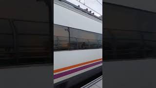 Extra long Renfe Rodalies Alvia transit train station [upl. by Begga968]