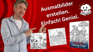 Ausmalbilder für Amazon KDP amp Etsy erstellen [upl. by Eelidnarb431]