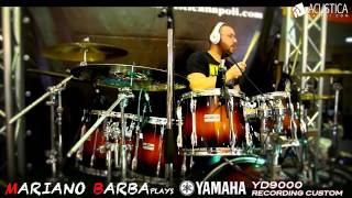 MARIANO BARBA plays YAMAHA 9000 Recording Custom 1 [upl. by Eico]