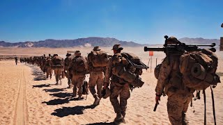 US Marines Conduct Regimental Level Offensive Training Operations [upl. by Atinaej295]