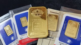 Engelhard Gold Bar Collection [upl. by Swen999]