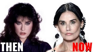 DEMI MOORE  THEN AND NOW [upl. by Eidissac]