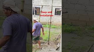 Deep Well installation construction constructionequipment constructionlife shortsfeed shorts [upl. by Sela187]