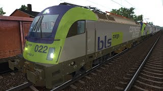 Train Simulator 2019  ES64U4 BLS CARGO nach Mannheim Rbf mit Ansagen [upl. by Kiyohara]