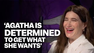 Agatha All Alongs KATHRYN HAHN on famous witches her iconic characters and acting with Joe Locke [upl. by Mindy776]