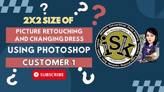 2x2 size of picture retouching and changing dress  Customer 1 [upl. by Ahtnama365]