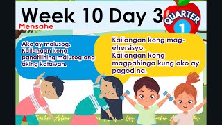 Kinder Matatag Week 10 Day 3 Quarter 1 [upl. by Studnia302]