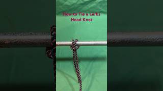 How to Tie a Larks Head Knot [upl. by Currie292]