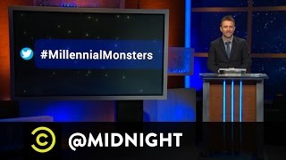 HashtagWars  MillennialMonsters  midnight with Chris Hardwick [upl. by Janka]