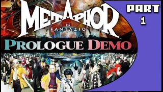 Metaphor ReFantazio Prologue Demo  PART 1 [upl. by Surtimed]