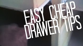 How to Build and Install a Drawer Easy Simple Cheap Method Carpenter Instructions [upl. by Shaine]