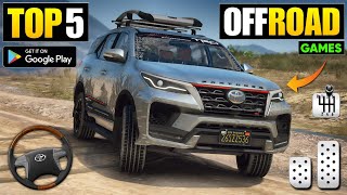 TOP 5 OFFROAD GAMES FOR ANDROID BEST OFFROAD GAMES FOR ANDROID 2024 BEST OFFROADING GAMES [upl. by Adlee]