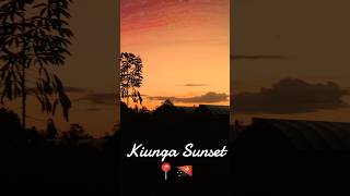 Beautiful Sunset Kiunga 🇵🇬shorts viralshorts travel pngtiktok capcut fypシ゚viral [upl. by Marne]