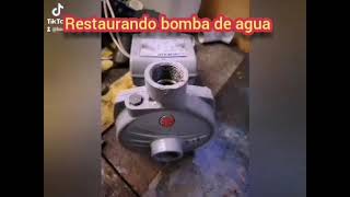 restauración y reparación de bomba de agua centrifuga pedrollo 12 hp [upl. by Yarled211]