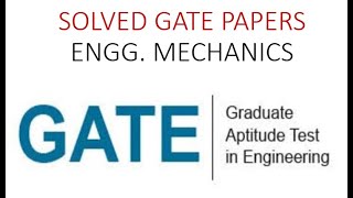 Engg MechGATE2016Q9 [upl. by Shanna939]