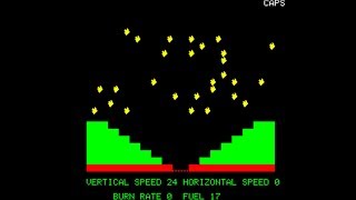 Oric Atmos Longplay  AstroLander 1984 AP Gardner [upl. by Aveline]