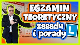 EGZAMIN TEORETYCZNY na PRAWO JAZDY  zasady i porady [upl. by Boswell]