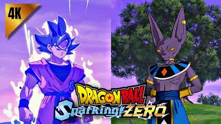 Beerus VS Goku Mastered Ultra Instinct  Dragon Ball Sparking Zero  4K 60FPS [upl. by Rexanne]