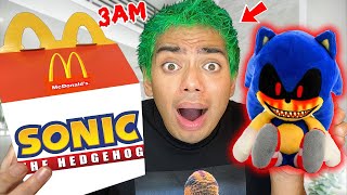 DO NOT ORDER SONICEXE HAPPY MEAL FROM MCDONALDS AT 3 AM HE CAME AFTER US [upl. by Onin]