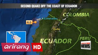 Ecuador quake death toll rises to 553 amid fears over aftershocks [upl. by Adele]