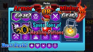 Review Mining Gears amp The Best Perk  Pixel Worlds [upl. by Godfrey495]