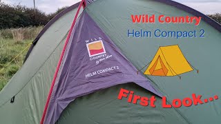 Helm Compact 2  Wild Country  First Look A budget tent for tall people [upl. by Enalb]