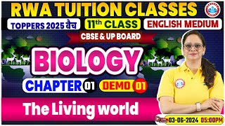 Class 11 Biology Chapter 1  The Living World 1 By Vandana Mam  CBSE amp UP Board 2025 [upl. by Ylloj]