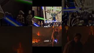 Obi Wan Kenobi Vs General Grievous рекомендации tiktok starwars debate [upl. by Wilmott]