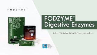 FODZYME Digestive Enzymes Education for Healthcare Providers [upl. by Laith690]