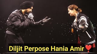 Diljit dosanjh Perpose Hania Amir 🔥❣️ [upl. by Docia571]