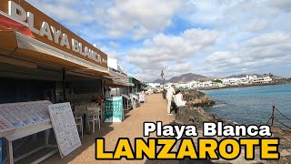 Playa Blaca Lanzarote Virtual walk [upl. by Mannie305]