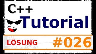 LÖSUNG C TUTORIAL 026  Funktionen Deklaration und Definition [upl. by Cosetta581]