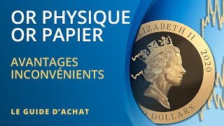 Or physique VS Or papier  Guide dachat de pièces dor  AuCOFFRE [upl. by Seagrave776]