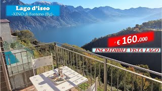 DIRETTA ANTEPRIMA DAL LAGO DISEO Bilocale con piscina con incredibile vista Lago a Fonteno Bg [upl. by Jeddy]