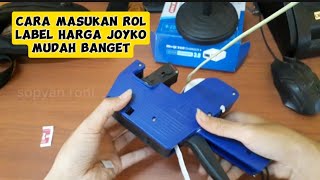 Joyko Label Harga Tips Mudah Memasukkan Rolnya [upl. by Eirak]