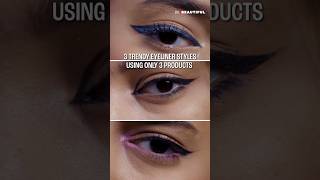 Trending Eyeliner Looks with Lakme  Colorful Winged Eyeliner Tutorial  Be Beautiful shorts [upl. by Fitzpatrick16]