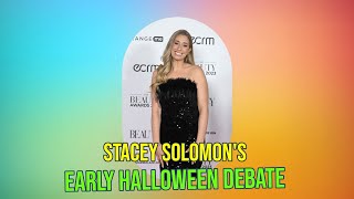 Stacey Solomons Halloween Decor Sparks Debate Too Soon or Just Right [upl. by Edyak870]