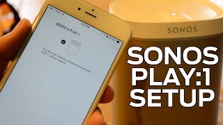 How to set up Sonos One wireless speaker [upl. by Pollitt]