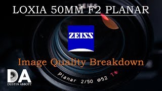 Zeiss Loxia 50mm F2 Planar IQ Breakdown  4K [upl. by Idnarb]