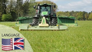 EasyCut F 400 CV Fold – Folding disc mower from KRONE [upl. by Ambrosia192]