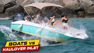 2023 TOP 22 MOMENTS AT THE INLET PART 2   Boats vs Haulover Inlet [upl. by Wilburt]