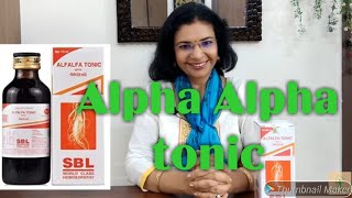 ALfa Alfa Tonic Powerful tonic to help covid weakness mental and physical health [upl. by Crow]