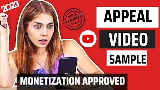 Appeal Video Sample 2023 How to Successfully Appeal for YouTube Monetization  Reused Content issue [upl. by Ensoll]