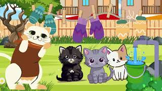 Three Little Kittens kids song [upl. by Matlick]