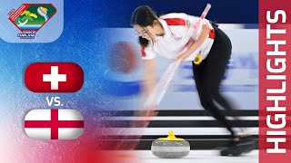 SWITZERLAND v ENGLAND  Round robin  World Mixed Doubles Curling Championship 2023 [upl. by Eikciv]