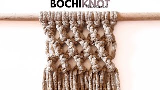 Macrame Knot Pattern Alternating Spiral knots Tutorial [upl. by Vi]