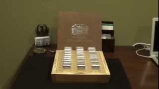 10 oz Silver Geiger Security Line Bars in Box  Showcase [upl. by Yentyrb]